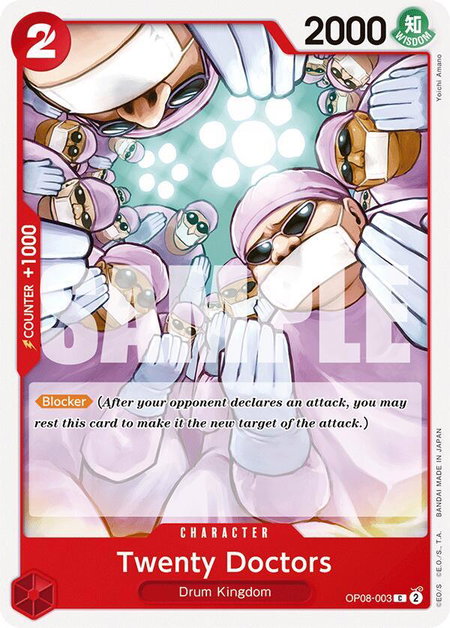Twenty Doctors - Two Legends One Piece trading card