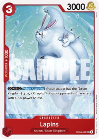 Lapins - Two Legends (OP08) #OP08-012 - Uncommon One Piece Trading Card