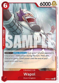 Wapol - Two Legends (OP08) #OP08-014 - Rare One Piece Trading Card
