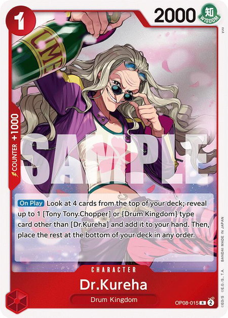 Dr.Kureha trading card from Two Legends Dr.Kureha - Two Legends One Piece trading card