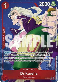 Dr.Kureha (Parallel) - Two Legends (OP08) #OP08-015 - Rare One Piece Trading Card
