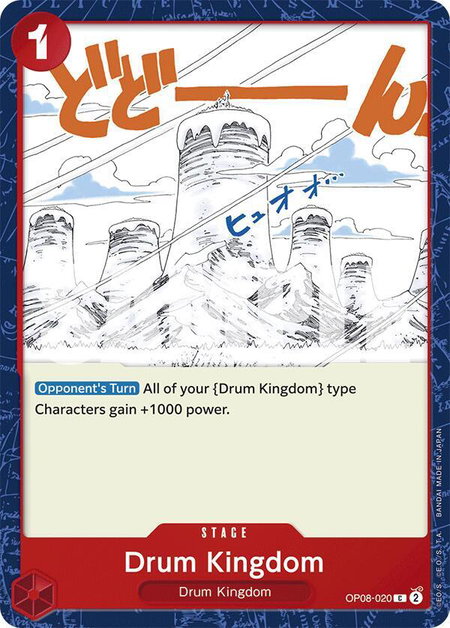 Drum Kingdom - Two Legends One Piece trading card