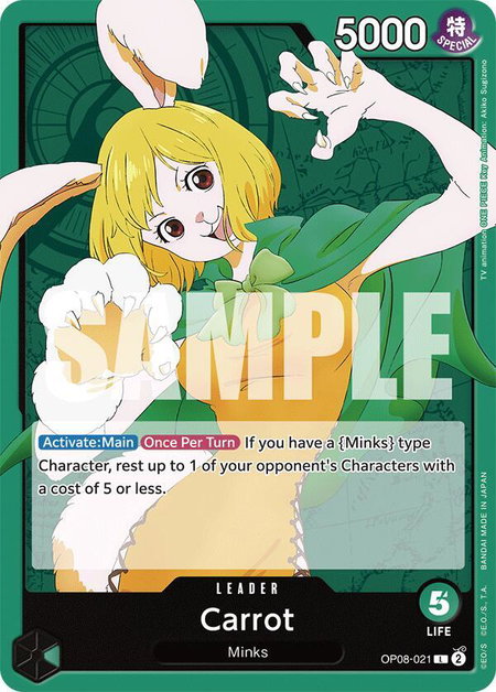 Carrot (021) - Two Legends One Piece trading card