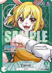 Carrot (021) (Parallel) - Two Legends (OP08) #OP08-021 - Leader One Piece Trading Card