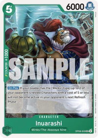 Inuarashi - Two Legends (OP08) #OP08-022 - Uncommon One Piece Trading Card
