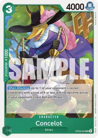 Concelot - Two Legends (OP08) #OP08-024 - Uncommon One Piece Trading Card