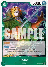 Pedro - Two Legends (OP08) #OP08-030 - Rare One Piece Trading Card