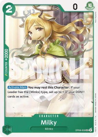 Milky - Two Legends (OP08) #OP08-032 - Uncommon One Piece Trading Card
