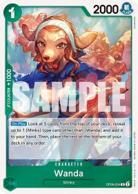 Wanda - Two Legends (OP08) #OP08-034 - Rare One Piece Trading Card