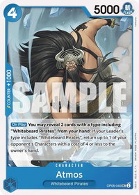 Atmos - Two Legends (OP08) #OP08-040 - Uncommon One Piece Trading Card