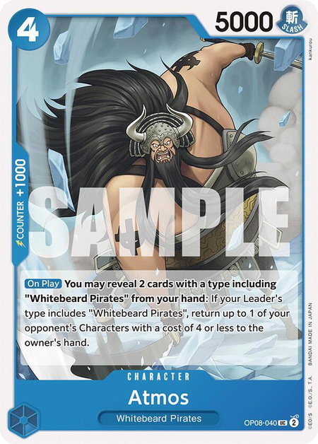 Atmos - Two Legends One Piece trading card