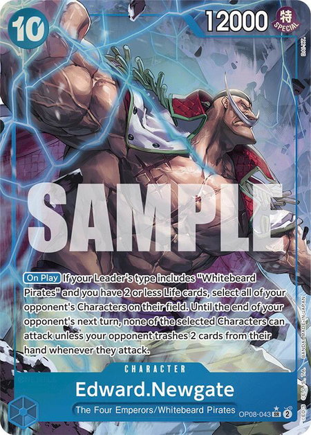 Edward.Newgate (Parallel) - Two Legends One Piece trading card