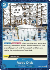 Moby Dick - Two Legends (OP08) #OP08-056 - Common One Piece Trading Card