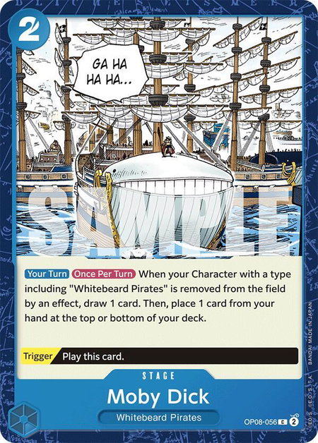 Moby Dick - Two Legends One Piece trading card