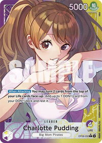 Charlotte Pudding (058) (Parallel) - Two Legends (OP08) #OP08-058 - Leader One Piece Trading Card