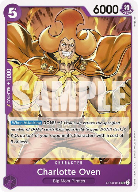 Charlotte Oven - Two Legends One Piece trading card