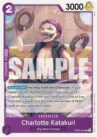 Charlotte Katakuri (062) - Two Legends (OP08) #OP08-062 - Uncommon One Piece Trading Card