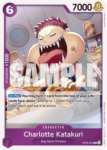Charlotte Katakuri (063) - Two Legends One Piece trading card