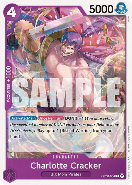 Charlotte Cracker - Two Legends One Piece trading card