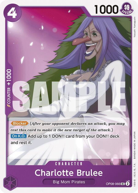 Charlotte Brulee - Two Legends One Piece trading card