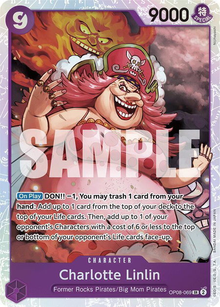 Charlotte Linlin - Two Legends One Piece trading card