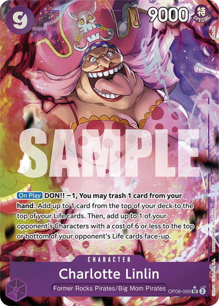 Charlotte Linlin (Parallel) - Two Legends One Piece trading card