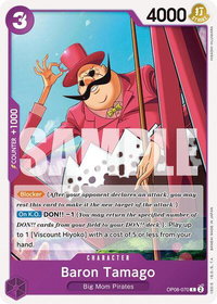 Baron Tamago - Two Legends (OP08) #OP08-070 - Common One Piece Trading Card
