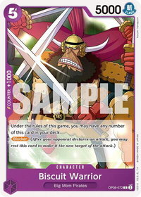Biscuit Warrior - Two Legends (OP08) #OP08-072 - Common One Piece Trading Card