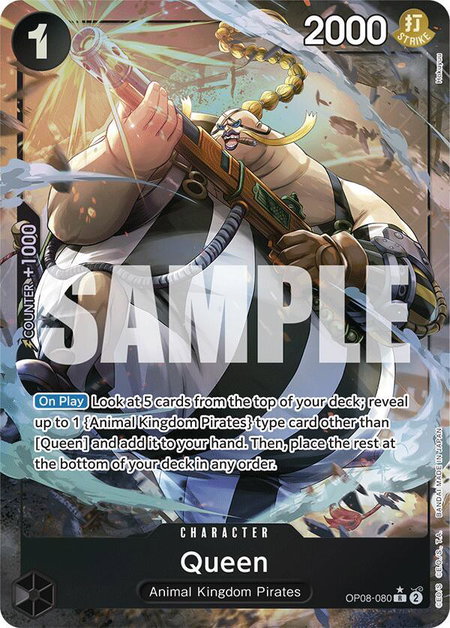 Queen (Parallel) - Two Legends One Piece trading card