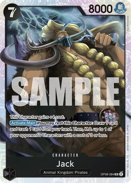 Jack - Two Legends One Piece trading card