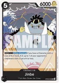 Jinbe - Two Legends (OP08) #OP08-085 - Uncommon One Piece Trading Card