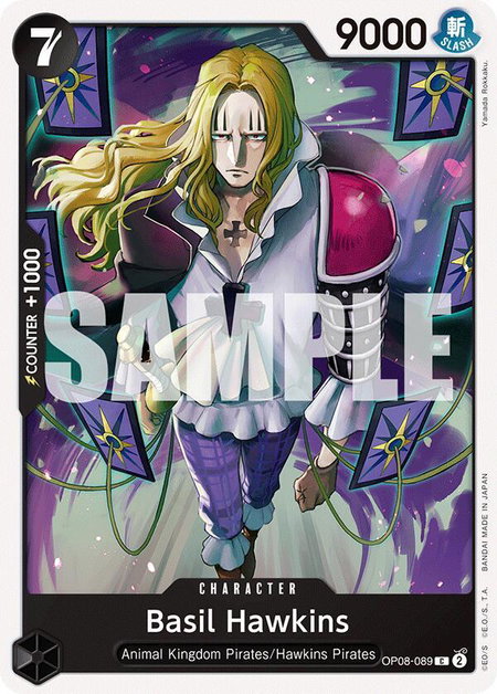 Basil Hawkins - Two Legends One Piece trading card