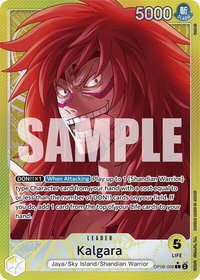 Kalgara (098) (Parallel) - Two Legends (OP08) #OP08-098 - Leader One Piece Trading Card