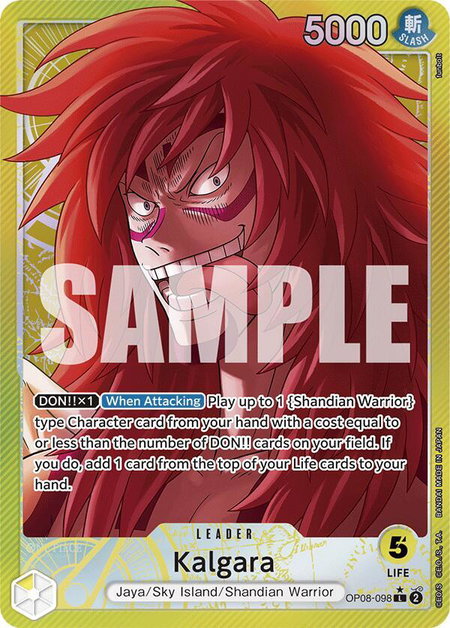 Kalgara (098) (Parallel) - Two Legends One Piece trading card