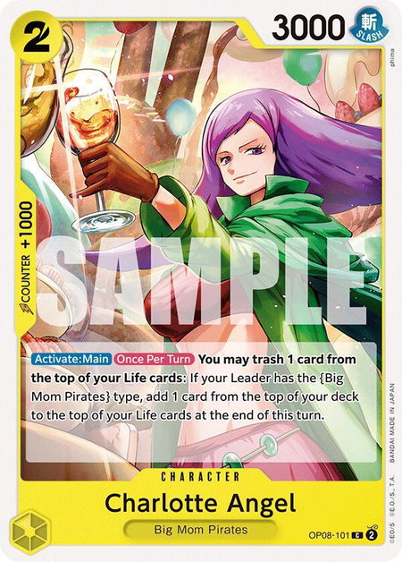Charlotte Angel - Two Legends One Piece trading card