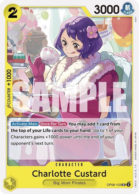 Charlotte Custard - Two Legends One Piece trading card
