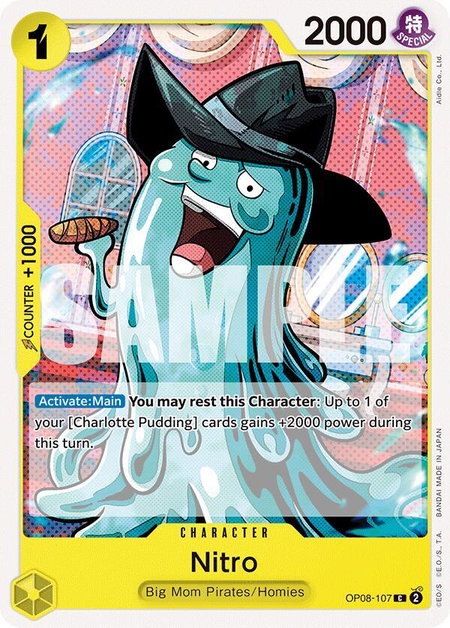 Nitro - Two Legends One Piece trading card