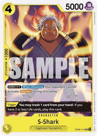 S-Shark - Two Legends (OP08) #OP08-111 - Uncommon One Piece Trading Card