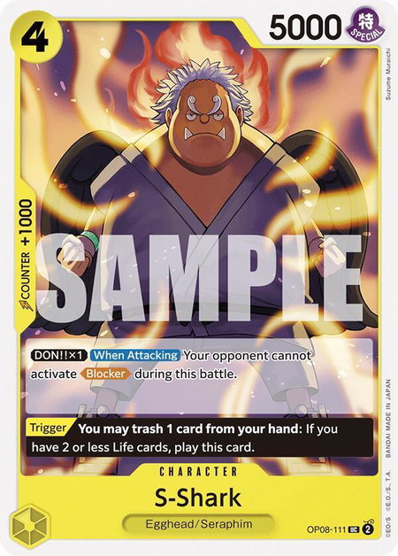 S-Shark - Two Legends One Piece trading card