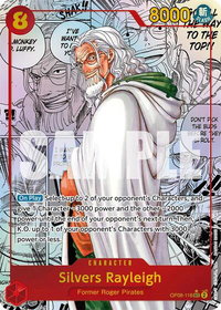 Silvers Rayleigh (Parallel) (Manga) - Two Legends (OP08) #OP08-118 - Secret Rare One Piece Trading Card