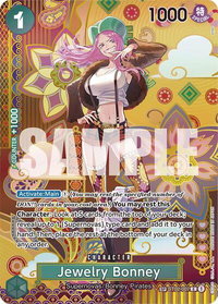 Jewelry Bonney (SP) - Two Legends (OP08) #ST02-007 - Common One Piece Trading Card
