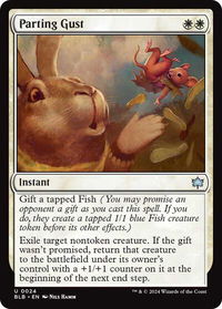 Parting Gust - Bloomburrow (BLB) #24 - Uncommon Magic: The Gathering Trading Card