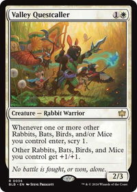 Valley Questcaller - Bloomburrow (BLB) #36 - Rare Magic: The Gathering Trading Card