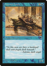 Horned Turtle - Tempest (TMP) #67 - Common Magic: The Gathering Trading Card