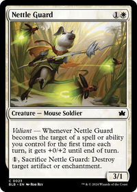 Nettle Guard - Bloomburrow (BLB) #23 - Common Magic: The Gathering Trading Card