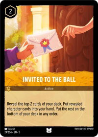 Invited to the Ball - Shimmering Skies (5) #29/204 - Uncommon Disney Lorcana Trading Card
