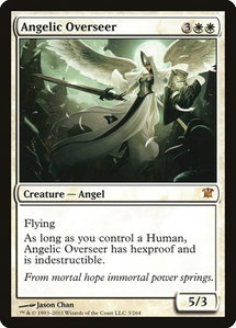 Angelic Overseer - Innistrad (ISD) #3 - Mythic Rare Magic: The Gathering Trading Card