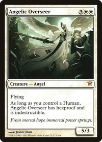 Angelic Overseer - Innistrad (ISD) #3 - Mythic Magic: The Gathering Trading Card