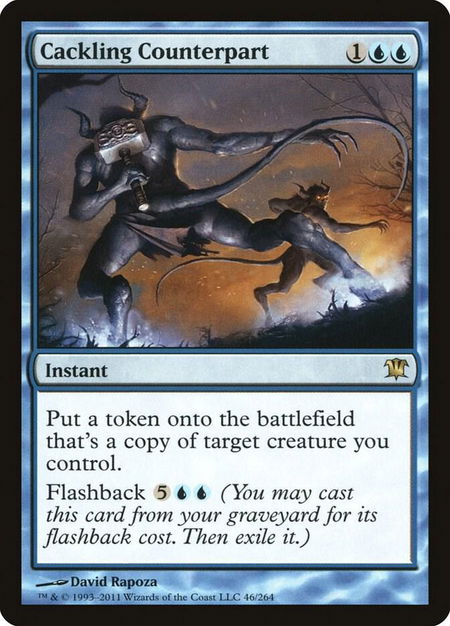 Cackling Counterpart - Innistrad Magic: The Gathering trading card