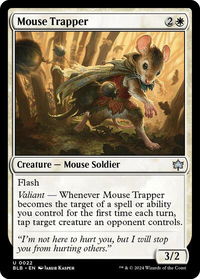 Mouse Trapper - Bloomburrow (BLB) #22 - Uncommon Magic: The Gathering Trading Card